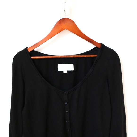 American Eagle Black Button Up Cardigan - Picture 2 of 7